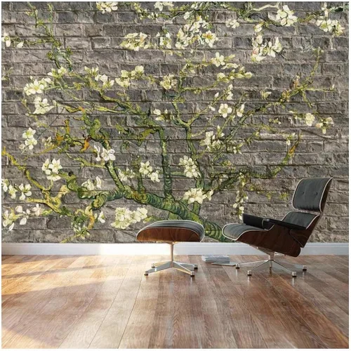 Miniatura 21 de Wall26 - Papel tapiz en color cobre con estampado de "Almendro en flor" de Vincent Van Gogh