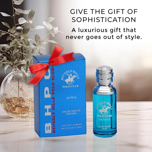 Miniatura 3 de Beverly Hills Polo Club ACTIVE - Colonia para hombre con notas de cítricos - Fragancia fresca y deportiva - Eau De Toilette en aerosol 3.40 fl.oz