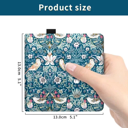 Miniatura 2 de E-WEICHEN 5x5 Cuadernos de acuarela de tela portátiles hechos a mano con tapa dura de tela cosida para viajes Papel para acuarela de 140LB/300gsm 20