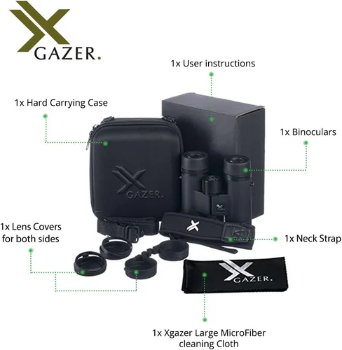 Miniatura 2 de xgazer óptica Ultra HD certvision prismáticos, antirreflectante lentes impermeable, niebla, resistente a la lluvia Caza, Safari, observación