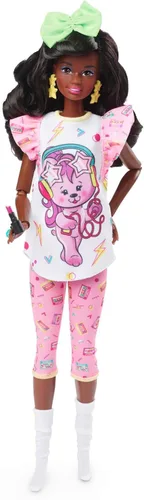 Miniatura 9 de Barbie Muñeca Día De Los Muertos 2021 (11.5 pulgadas) con vestido bordado tradicional, corona de flores y pintura facial de calavera, regalo