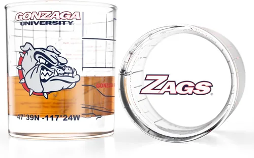 Miniatura 27 de Greenline Goods – Vasos de Whiskey de la Universidad Estatal de Michigan Spartans (Set de 2), 10 oz – Logo de Color Completo + Mapa del Campus