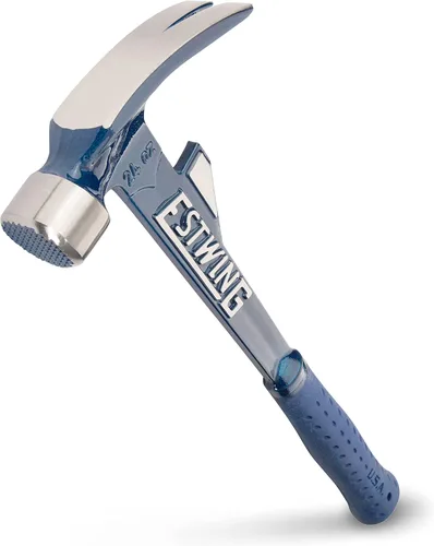 ESTWING Martillo Hammertooth - 24 oz Mango Largo Garra Recta de Desgarre con Cara Fresada y Agarre de Reducción de Impactos - E6-24TM