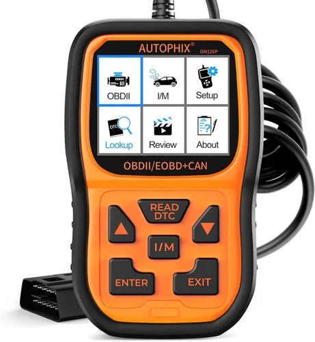 AUTOPHIX Escáner OM126P OBD2, lector de código de luz de verificación del motor, escáner de código de automóvil para diagnóstico automotriz, lectura