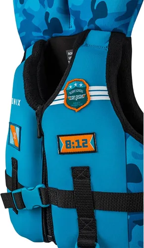 Miniatura 5 de RONIX Boy's Top Grom CGA Life Vest Durable Soft Comfortable Floaty Swimming Life Jacket for Kids with Plush Inner & Back Supportive Foam