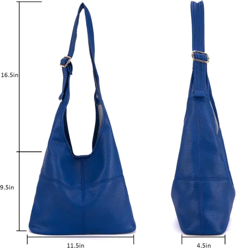 Miniatura 2 de Montana West Hobo Bags - Bolso para mujer, ultra suave, plegable, con monedero