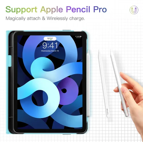 Miniatura 4 de Funda Fintie para iPad Air de 11 pulgadas M3 (2025) / M2 (2024), iPad Air de 5ª (2022) / 4ª generación (2020) de 10.9 pulgadas, funda protectora