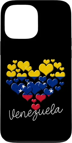 Miniatura 24 de Funda para iPhone 17 con diseño de corazón hispano con bandera venezolana con orgullo de Venezuela