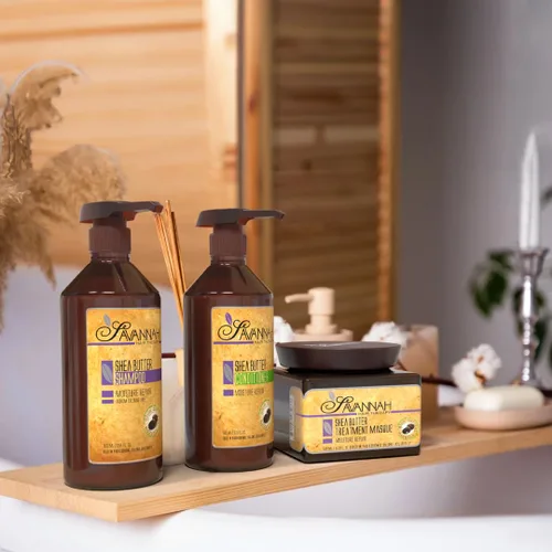 Miniatura 11 de Savannah Hair Therapy Acondicionador sin sulfato, acondicionador para cabello rizado, acondicionador natural para cabello, acondicionador de humedad