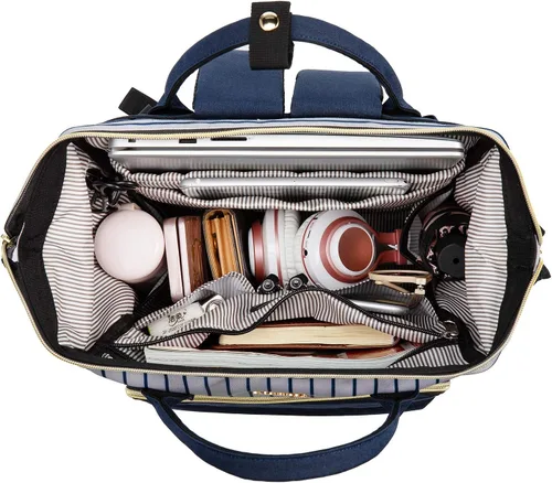 Miniatura 3 de LOVEVOOK Mochila de trabajo para mujer, mochila antirrobo para laptop de 15.6 pulgadas, mochila para computadora resistente al agua