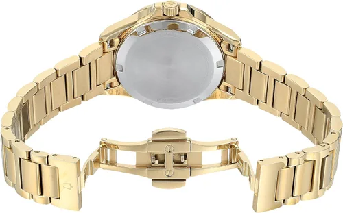 Miniatura 8 de Bulova Ladies' Marine Star 'Series L' 3-Hand Day Date Quartz Diamond Watch, Sapphire Crystal, 100M Water Resistant, Mother-of-Pearl Dial, 34mm
