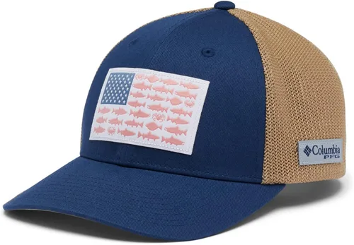 Miniatura 4 de Columbia PFG - Gorra de malla con bandera de pez, alta
