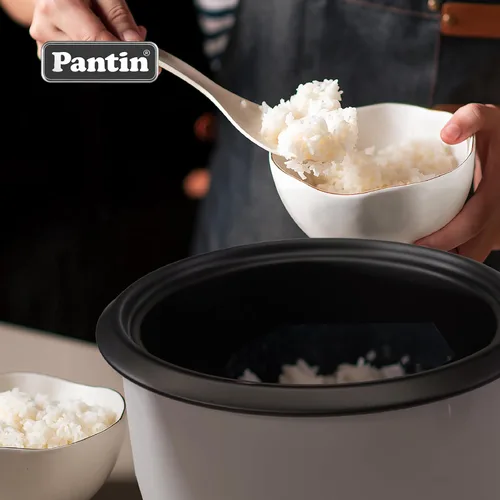 Miniatura 5 de Pantin Arrocera eléctrica comercial – 20 tazas crudas / 40 tazas de capacidad cocida con taza medidora y cuchara – olla arrocera grande de alta
