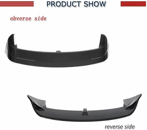 Miniatura 6 de Alerón de Techo Trasero Volkswagen VW MK8 GTI R 2021-2024 Negro Brillante Alerón Superior de Ventana Trasera Ala de Maletero Factory Outlet