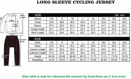 Miniatura 4 de Camisa de ciclismo de invierno para hombre, de terciopelo, cálida, de manga larga, con almohadilla 4D