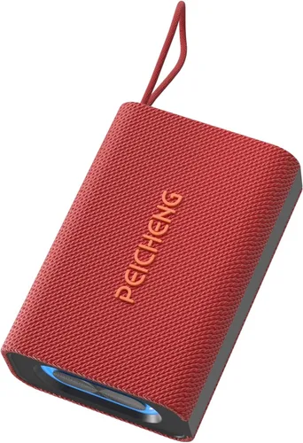 Miniatura 8 de PEICHENG Altavoz, Altavoces Bluetooth inalámbricos portátiles, Sonido estéreo fuerte impermeable con luces RGB, emparejamiento TWS, tiempo de Gris