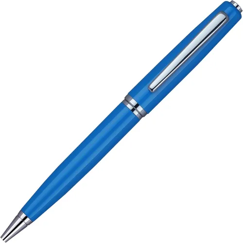 Miniatura 2 de Clara Twist Blue - Bolígrafo de punta media de 0.028 in, repuesto de tinta negra, nombre grabado gratuito en bolígrafo, promociona tu negocio