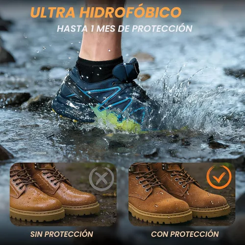 Miniatura 3 de WITOROR Spray Protector de Zapatos, 10.56 Oz, Protección Nano Resistente a la Lluvia y Manchas para Zapatillas, Cuero, Nobuck, Ante y Lona