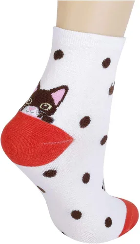 Miniatura 8 de DOBIKULU Calcetines de animales lindos para mujer calcetines de perro y gato novedosos calcetines divertidos regalos de animales para mujeres