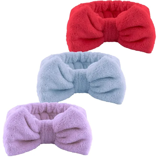 Miniatura 16 de WSYUB - Diademas de spa, diademas de maquillaje, diadema con moño para lavarse la cara, diademas para el cuidado de la piel para mujeres, diademas