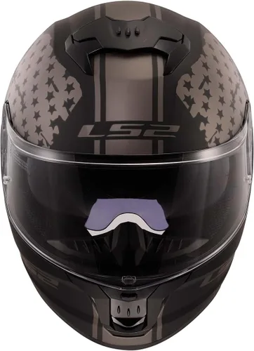 Miniatura 4 de LS2 Helmets Stream II - Casco integral para motocicleta con protector solar