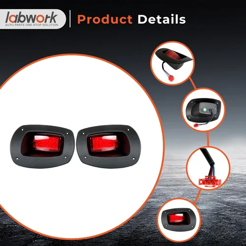 Miniatura 2 de labwork Luz trasera para carrito de golf de repuesto para EZGO RXV 2008-2015