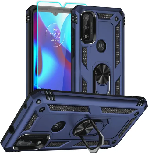 Miniatura 10 de Funda para Moto G Pure, Moto G Power 2022 con protector de pantalla HD, [grado militar de 16 pies probada en caídas], anillo protector a prueba