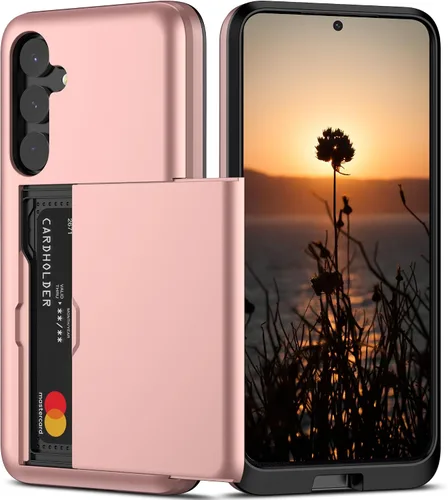 Miniatura 15 de Nvollnoe Funda para Samsung S23 con tarjetero 5G de 6.1 pulgadas, delgada, de doble capa, resistente, protector para Galaxy S23, funda con ranura