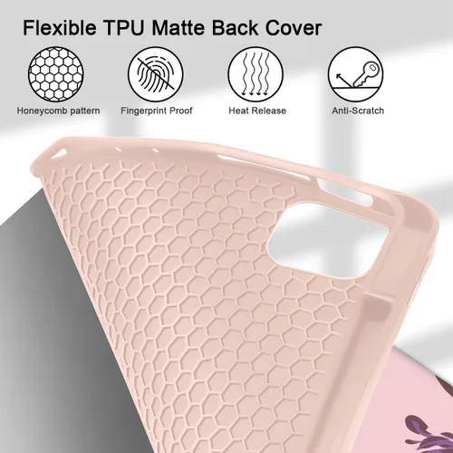 Miniatura 5 de Mektron Funda compatible con iPad Pro de 12.9" M2 2022 de 12.9 pulgadas, 6ª/5ª/4ª/3ª generación 2021 2020 2018, funda para tableta con cubierta