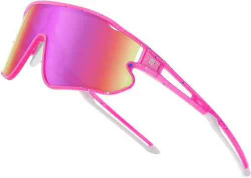 Miniatura 15 de DUCO Gafas de sol para niños y jóvenes, ligeras, con montura TR90, UV400, para béisbol, ciclismo, para niños y niñas, DK268