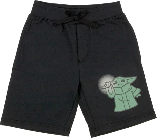 Miniatura 4 de STAR WARS The Mandalorian - Conjunto de camiseta y pantalones cortos para niños, The Mandalorian Baby Yoda camiseta y pantalones cortos para niños