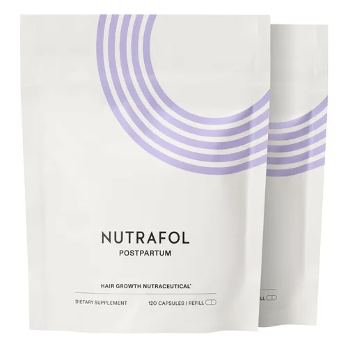 Miniatura 12 de Nutrafol Postpartum Hair Growth Supplements, Clinically Tested for Visibly Thicker Hair and Less Shedding, Breastfeeding-friendly