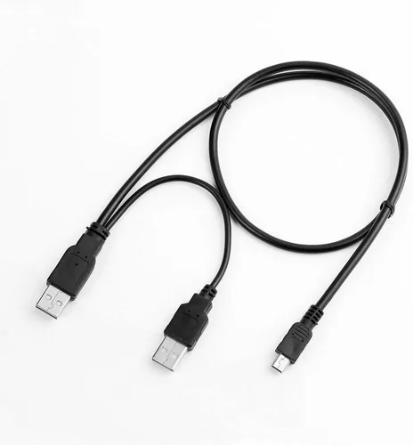 Miniatura 5 de MaxLLTo™ Cable de datos cargador USB Y para EMC Iomega eGo USB 2.0 disco duro portátil HDD