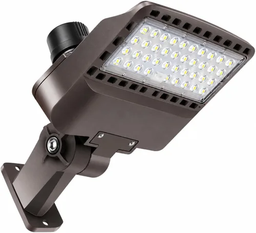 ledmo Luz LED de estacionamiento de 100 W/120 W/150 W, 22500 lm, súper brillante, regulable, para exteriores, con sensor 3 en 1 con fotocélula del