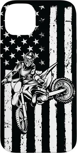 Miniatura 15 de Funda de motocross con bandera de Estados Unidos para iPhone 17