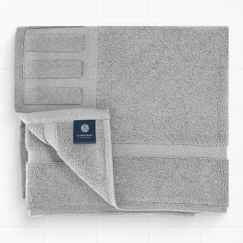 Miniatura 6 de White Classic Juego de toallas de baño de lujo, algodón absorbente para hotel, spa, ducha/bañera (no es una alfombra de baño), 22 x 34 pulgadas