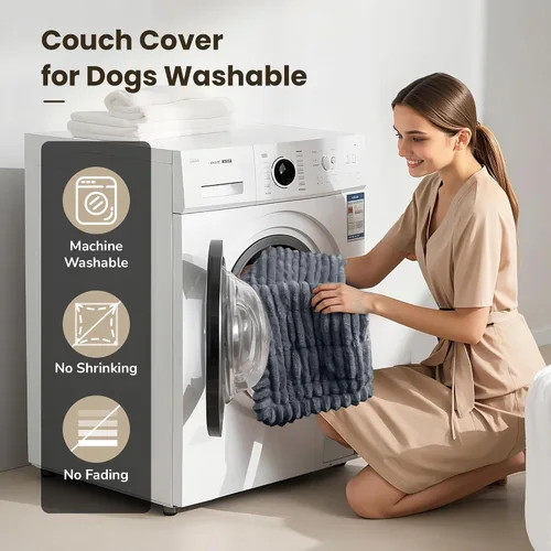 Miniatura 3 de PIGLOG Fundas de sofá para mascotas para perros, protector de sofá lavable para cojín, fundas protectoras de muebles aptas para perros