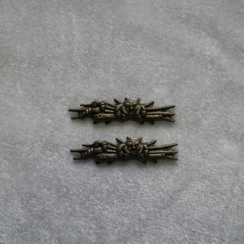 Miniatura 30 de Espada samurái japonesa KOSHIRAE - Aleación Menuki 01-36