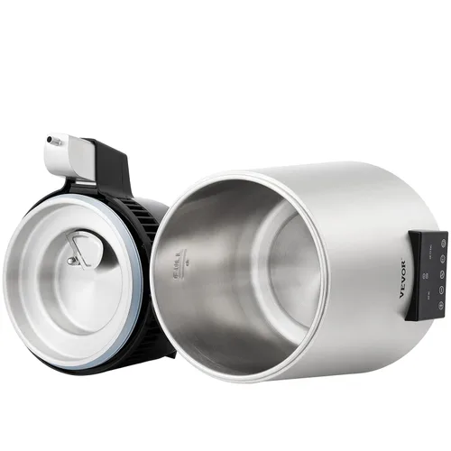 Miniatura 9 de VEVOR Destilador de agua de 1.1 galones, 0.4 galones/h, máquina purificadora de agua destilada 1750W con temporizador de 0-99H, pantalla de Plateado