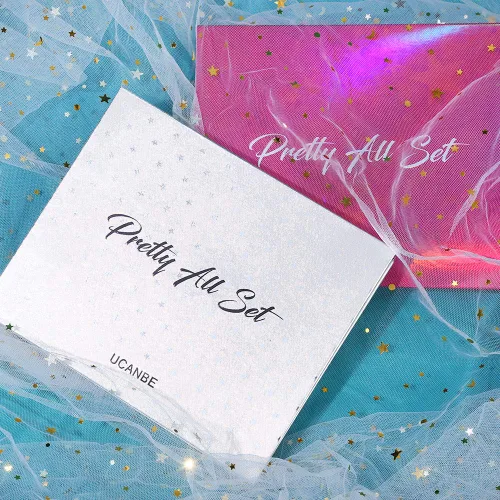 Miniatura 7 de UCANBE Paleta de sombra de ojos profesional de 86 colores con 15 brochas de maquillaje, purpurina mate de larga duración, altamente pigmentada