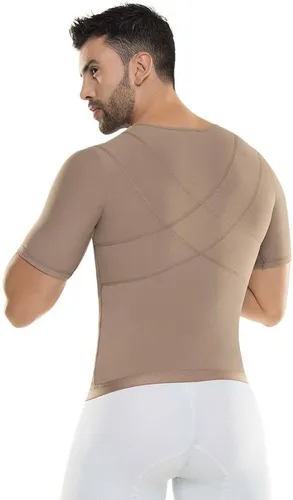Miniatura 4 de Fajas Colombianas para Hombre Fajate Camiseta de control de brazo y abdomen Ref 481