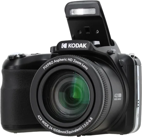 Miniatura 2 de Kodak PIXPRO AZ425 - Cámara digital para vlogging de 20 MP (negro) zoom óptico 42X, paquete de lentes gran angular de 0.94 pulgadas con tarjeta