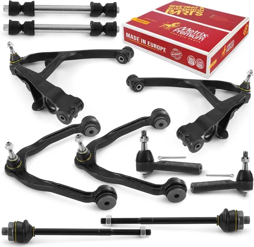 Miniatura 78 de Metrix Premium Chassis Parts - Kit de suspensión delantera de 10 piezas para BMW X5 2007-2013, BMW X6 2008-2014, reemplazo, fabricado en Europa