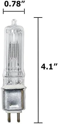 Miniatura 2 de PLATINUM GLA 575w 115v 2000hr G9.5 Base Bombilla halógena