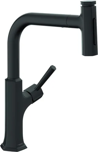 Miniatura 13 de hansgrohe Locarno 04855800 - Grifo de cocina de acero inoxidable con pulverizador extraíble, grifo para fregadero de cocina, óptica de acero