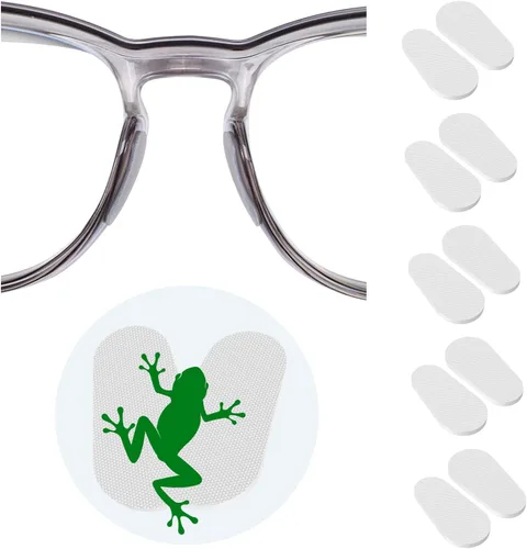 Miniatura 10 de Almohadillas para gafas de 0,6 mm ultradelgadas, miles de fibras microestructuradas inspiradas en ranas, almohadillas adhesivas antideslizantes