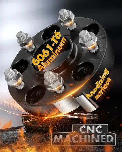 Miniatura 7 de dynofit Espaciadores de rueda de 5 x 114.3 pulgadas de 1 pulgada para Hyundai Genesis Mazda Kia, 2.642 in Hub Centric, M12x1.5, Compatibilidad