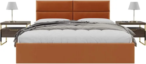 Miniatura 36 de Vänt - Paneles tapizados de cabecera para montar en la pared, diseño Isabelle, 60 x 23 pulgadas, configuración de 4 paneles individuales, Cuero