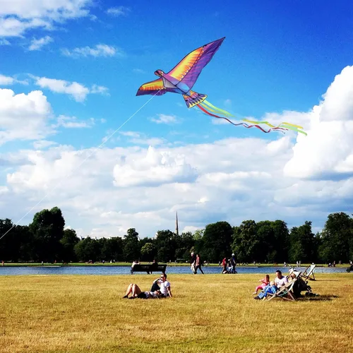 Miniatura 4 de Mint’s Colorful Life Large Kite for Kids and Adults, Easy to Fly Single Line Beach Kites, Comes with 300ft String Handle