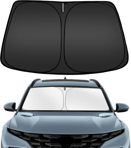 Miniatura 61 de ARISMOTOR - Parasol plegable para parabrisas para Honda Civic 11.ª generación 2022-2025 2026, protector de visera de sol personalizado para ventana